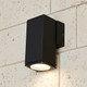 Marine Grade Vandal Resistant Wall Light 6W GU10 380lm IP54 IK08 5000K 135mm Textured Black Marine Grade Vandal Resistant Wall Light 6W GU10 380lm IP54 IK08 5000K 135mm Textured Black